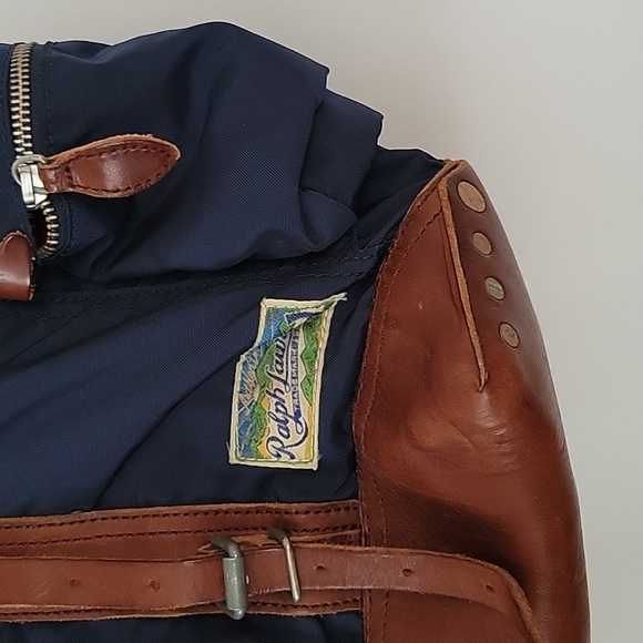 GORGEOUS  VINTAGE POLO RALPH LAUREN LARGE SHOULDER BAG - Picture 3 of 16